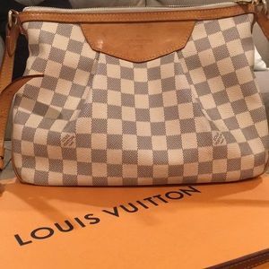 Authentic Louis Vuitton Siracusa PM Damier Azur